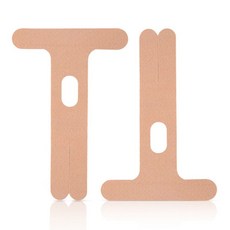 運動護肘肌貼肘部保護肌肉貼健身瑜伽防磨肌內效貼布透氣彈力繃帶, 膚色 【T型護肘款】 四片, 1個