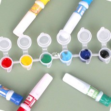 물감 통 6구 수채화물감통 물감소분 미니물감통