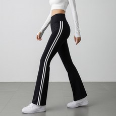 쿨쉐어 여자 하이웨스트 부츠컷 레깅스 요가 필라테스 하의 나팔 바지 운동복