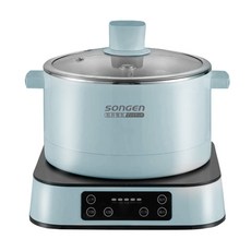 SONGEN 智能升降電火鍋 3L容量 304不鏽鋼 5段火力調節, SG-847C-B