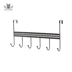 문 뒤 공간 활용 스틸 도어훅 행거 원룸 인테리어, 1개