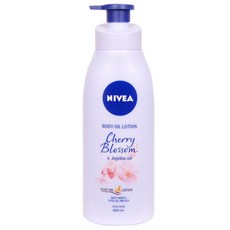 니베아 바디오일로션 체리블로썸앤 호호바 오일, 400ml, 1개