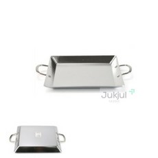 적절상회 인덕션겸용 스텐 삼중 사각볶음팬 미니