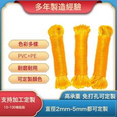BETTANIN 晾衣繩，PVC加粗耐磨防滑曬衣繩, 1個, 任意:3MM/20M