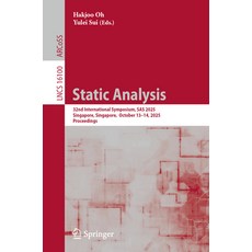 (外文書)Static Analysis: 32nd International Symposium SAS 2025 Singapore Singapore Oc... Paperback, Springer, English