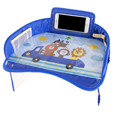 多功能兒童餐盤安全座椅, 兒童餐盤, 1個, 藍色