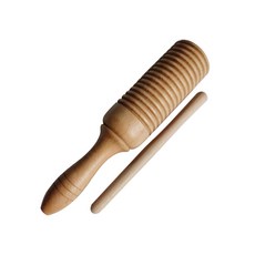 奧福 ORFF 兒童民族節奏樂器 木製括弧梆子組, 1個, 單筒括弧木魚