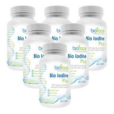바이오트레이스 (BIOTRACE) 바이오 요오드 플러스 60 캡슐 X 6개, 360캡슐, 1세트, 60정