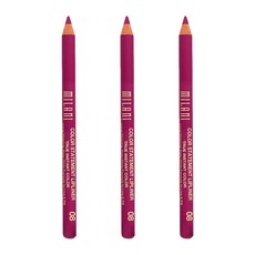밀라니 컬러 스테이트먼트 립 라이너, 3개, Fuchsia
