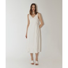 ARTID 뷔스티에 슬리브리스 롱 원피스_IVORY