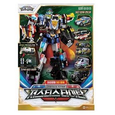 JUSTICE TITAN正義泰坦五合一變形機器人玩具套裝，聲光效果，激發想像力, 超級戰警審判泰坦5合一, 1個