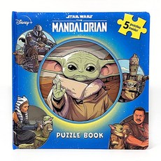 [5] Disney Star Wars The Mandalorian My First Puzzle Book - Jigsaw Puzzles for kids 10-page board, [5] Disney Star Wars The Manda