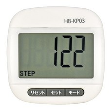 옴 OHM 전기 보수계 디지털 진자식 거리 칼로리 큰 화면 표시가 보기 쉬운 보수계 뒷면 후크 포함 자동 전원 끄기 화이트 건강 상품 노인의 날 아버지의 날 어머니의 날 선물, 1개, 1개입