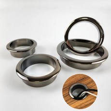 구멍 마감 캡 홀 커버 링 책상 데스크 전선 케이블 타공 홀캡 원형 링형 덮개 카바 책상캡 구멍캡 35-50MM, 40MM, 1개