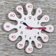 블랙 우드물방울시계 - 독일제 UTS 무소음 무브먼트, 1개