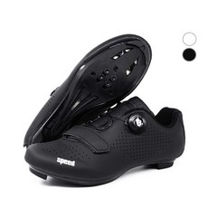 서브22 자전거 초경량 로드 클릿슈즈 사이클 신발, 265, 블랙