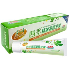 四季 3效合1 特效凝膠牙膏, 1個