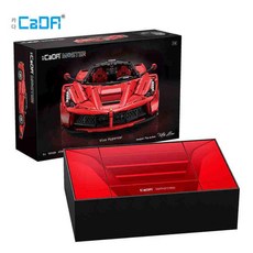 CaDA 카다 페라리 데이토나 SP3 스포츠카 레고 호환 블록 자동차 모델 정밀 조립 키트 14+, 1개, 61505 라페라리 정적4739개