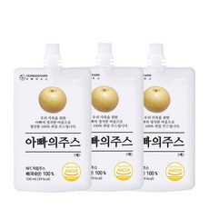 [연두팜] 아빠의주스 배즙 100ml 낱개, 돌려따는)아빠 배즙 낱개, 1개
