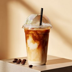 국산형 98파이 20온스 아이스컵 + 돔뚜껑 세트, 1세트, 100개, 590ml