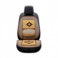 원목 더블 자동차 등받이 시트 브라운 쿨링 카 차량용 쿨 통풍 방석 여름