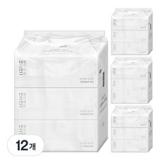 Jeongseokdaero 抽取式3層廚房紙巾 無螢光 廚房廚房紙巾, 12捲, 100張