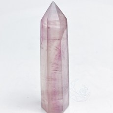 橘23 螢石柱 粉螢石 紫螢石 高透 細閃 葡萄籽 粉紫 淺粉紋 療癒 日系 湖水綠 漸層 彩虹光, 1個