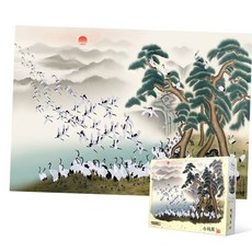 1000피스 직소퍼즐 - 백학도, 1
