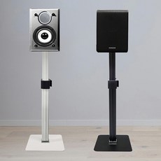 NW 스피커 스탠드 길이조절 오디오 받침대 거치대 일반형, 블랙, 블랙, -