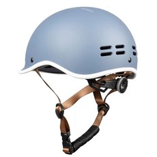 채움다 자전거 헬멧 안전 통학용 도시 라이딩, 1개, 연파랑 어린이 M 51 55cm