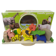 動物平衡疊疊樂 / 積木玩具, 多色, 1個