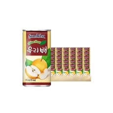 썬키스트)우리배(캔) 175mlx30, 175ml