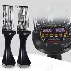 미용실 열처리기 열펌기계 스탠딩 고성능 셋팅펌 열기구 파마 염색 가열기 블랙 롯드 셋팅펌 도구 머신 전자기기 세팅기 헤어용품 셋팅 헤어샵 음이온 무소음 휴대용 헤어드라이기 고속 건, 24V 단일스크린 로우기계