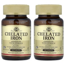 솔가 킬레이트 아이언 철분 25mg 100정 2개