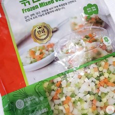 황보마을 혼합야채 볶음밥용 4종 1kg 냉동혼합야채 냉동야채
