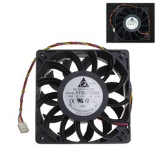 DC 브러시리스 팬 FFB1212SH 12cm 냉각 팬 120mm DC12V 1.24A 냉각 팬 120x120x25mm 4p 볼 베어링 3700 rpm