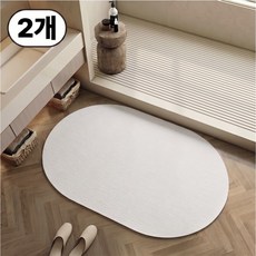 홈핏 빨아쓰는 규조토 발매트 1+1, C타입, 2개