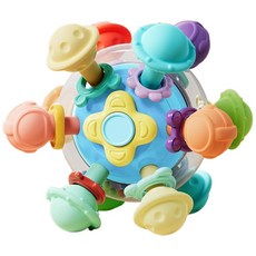 寶寶手抓球, Multi-color, 1個, 【透明收納盒+防丟繩】