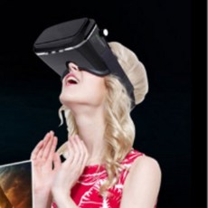 가정용 스마트폰 입문용 VR박스 가상현실 게임 VR헤드셋, 1개, 보라잡화점 3세대VR박스 샤인컴(블랙)