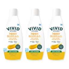 비비드키친 저칼로리 머스터드소스, 280g, 3개