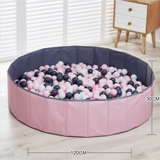 寶寶海洋球池圍欄家用室內加厚嬰兒摺疊無味兒童玩具彩色波波球池, 1個, 1個