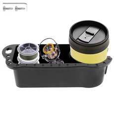 보트 컵 홀더 다기능 해양 컵 홀더 전화 음료 상자 주최자 낚시 캐빈 도구 보관함 낚시 액세서리, 01 black