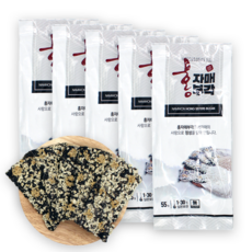 홍자매부각 남원 정통 찹쌀 김부각 1박스(5매 55g X 5봉입), 5개