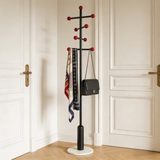 행거스탠드 크림톤 미니멀 침실 정리용 다기능 분리수납, 블랙