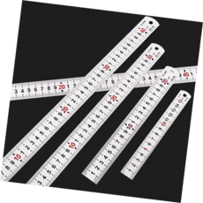 두꺼운스틸자 정밀 측정기 금속 공구 건축 작업용 제작 편리한 휴대형, 1개