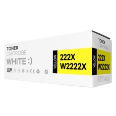 222X W2220X 대용량 호환 토너, 노랑, 1개
