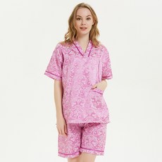 汗蒸服 男女通用桑拿服 足療養生休閒服, 1個, 女紫元寶花,中號XXL