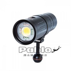 {Pablo潛水攝影專賣店}SUPE P53 潛水攝影燈(5 000流明) 潛水手電筒 水底照明 備用燈