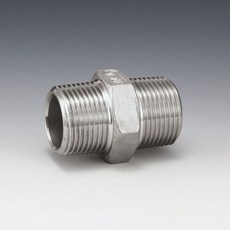 플로발 스텐 304 나사 육각니플 v6n8a 1 4 배관부속 나사부속 피팅부속 스텐나사부속