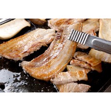 통삼겹살 솔트에이징 돼지고기 1KG [캠핑고기 바베큐 요리용 두툼한꽃삼겹], 1세트